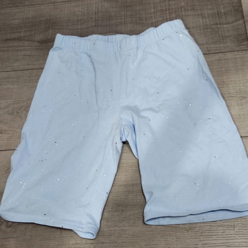Leggin shorts with glitter